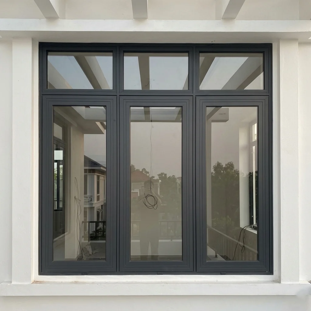 Cửa sổ mở quay 3 cánh