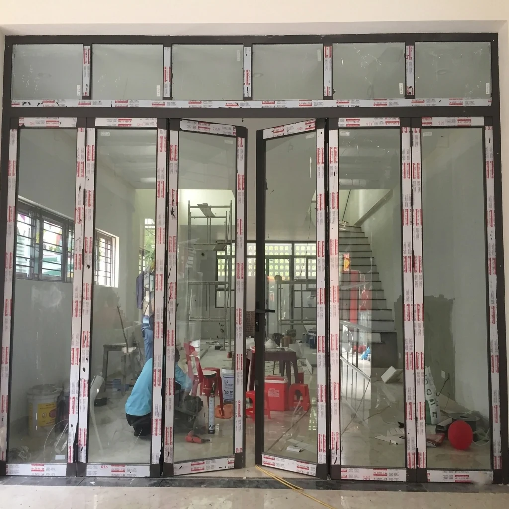 Cửa xếp trượt 6 cánh